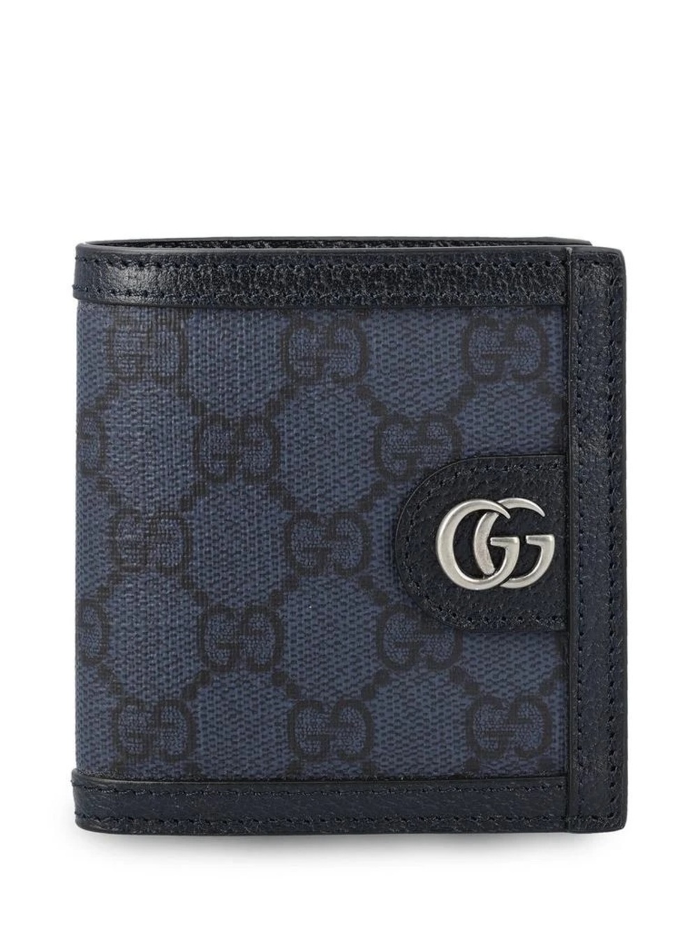 GUCCI | ✨NEW✨ Ophidia Logo Plaque Bifold Wallet in Dark Blue/Blue